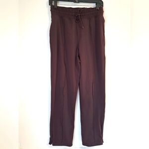 Lululemon Pants Pintuck Elastic Drawstring Waist Women's Size 6 Pockets